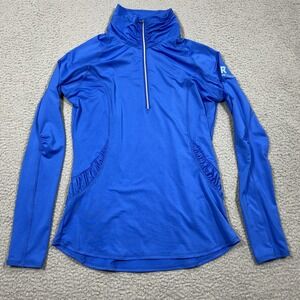 Sunice Pullover Womens Medium Blue Quarter Zip Keystone Ranch Golf Athletic Top